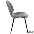 Стілець Percy чорний/шкірозамінник сірий, фото 8