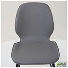 Стілець Percy чорний/шкірозамінник сірий, фото 10