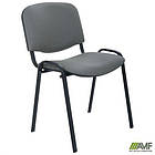 Стілець Ізо чорний Шкірозамінник сiрий, фото 5