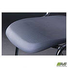 Стілець Рольф хром пластик сірий, фото 3