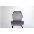 Стілець Lily чорний/вельвет сірий, фото 8