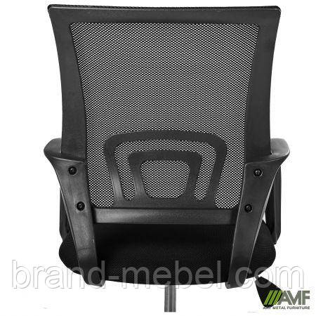 Крісло Веб Хром Сітка чорна, фото 1