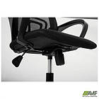 Крісло Веб Хром Сітка чорна, фото 2