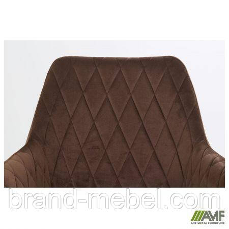Крісло Venera-C вельвет шоколад, фото 1