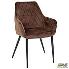 Крісло Venera-C вельвет шоколад, фото 5