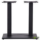 База для столу Афіна чорна (Н720 мм) 2 опори 700 * 400 з регульованими ніжками, фото 8