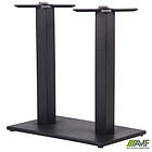 База для столу Афіна чорна (Н720 мм) 2 опори 700 * 400 з регульованими ніжками, фото 9