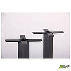 База для столу Афіна чорна (Н720 мм) 2 опори 700 * 400 з регульованими ніжками, фото 10