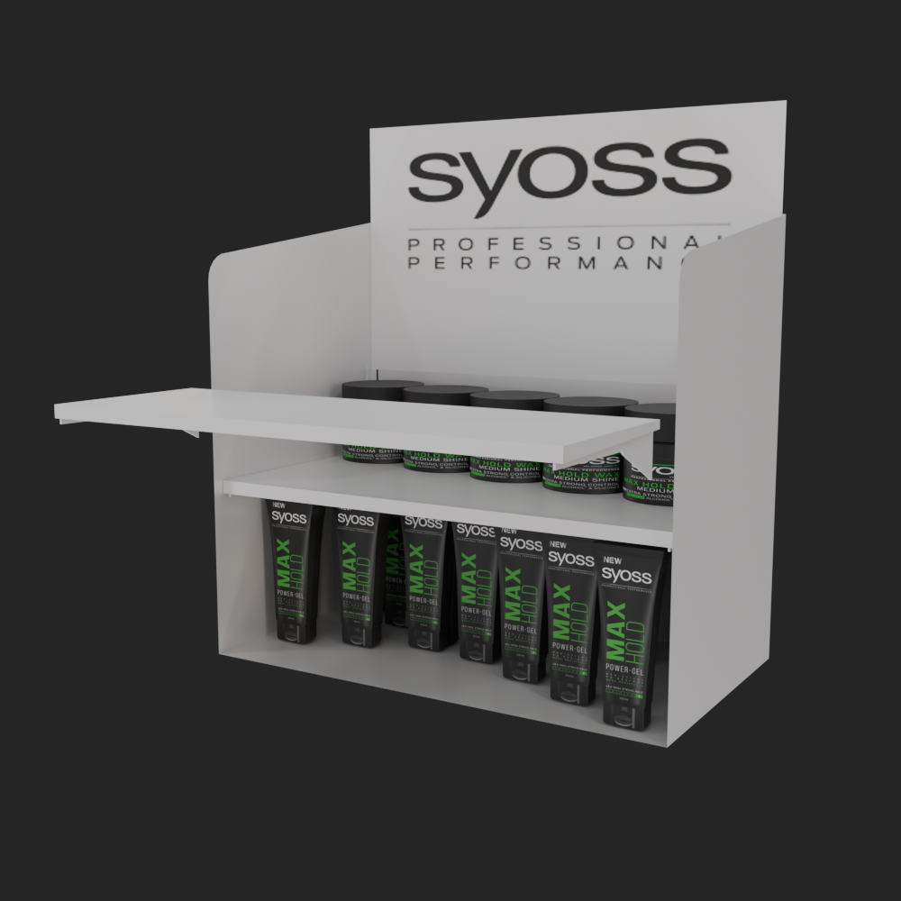 Дисплей Syoss з 3 полицями, фото 1