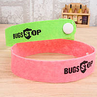 Багаторазовий браслет від комарів Bugs Stop  Червоний