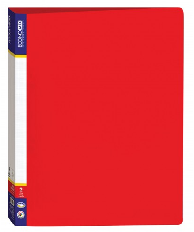 Папка А4, 2 кільця, червона, E30701-03, фото 1