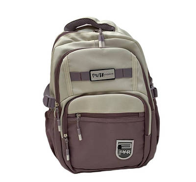 Рюкзак шкільний "Puta Fashion", бежево-бузковий