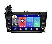 Штатная магнитола для Skoda Octavia A5 Android 8" с кнопками | CarPlay, Bluetooth, Wi-Fi