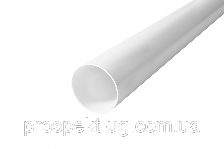 Труба водостічна Profil 75 мм (3 метри) Біла, фото 1