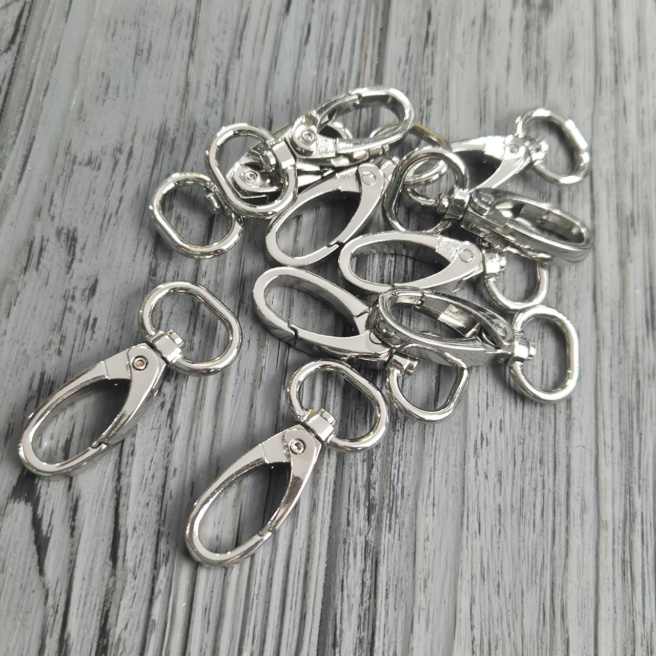 Карабін для сумки скорпіон 15 мм (Нікель), фото 1