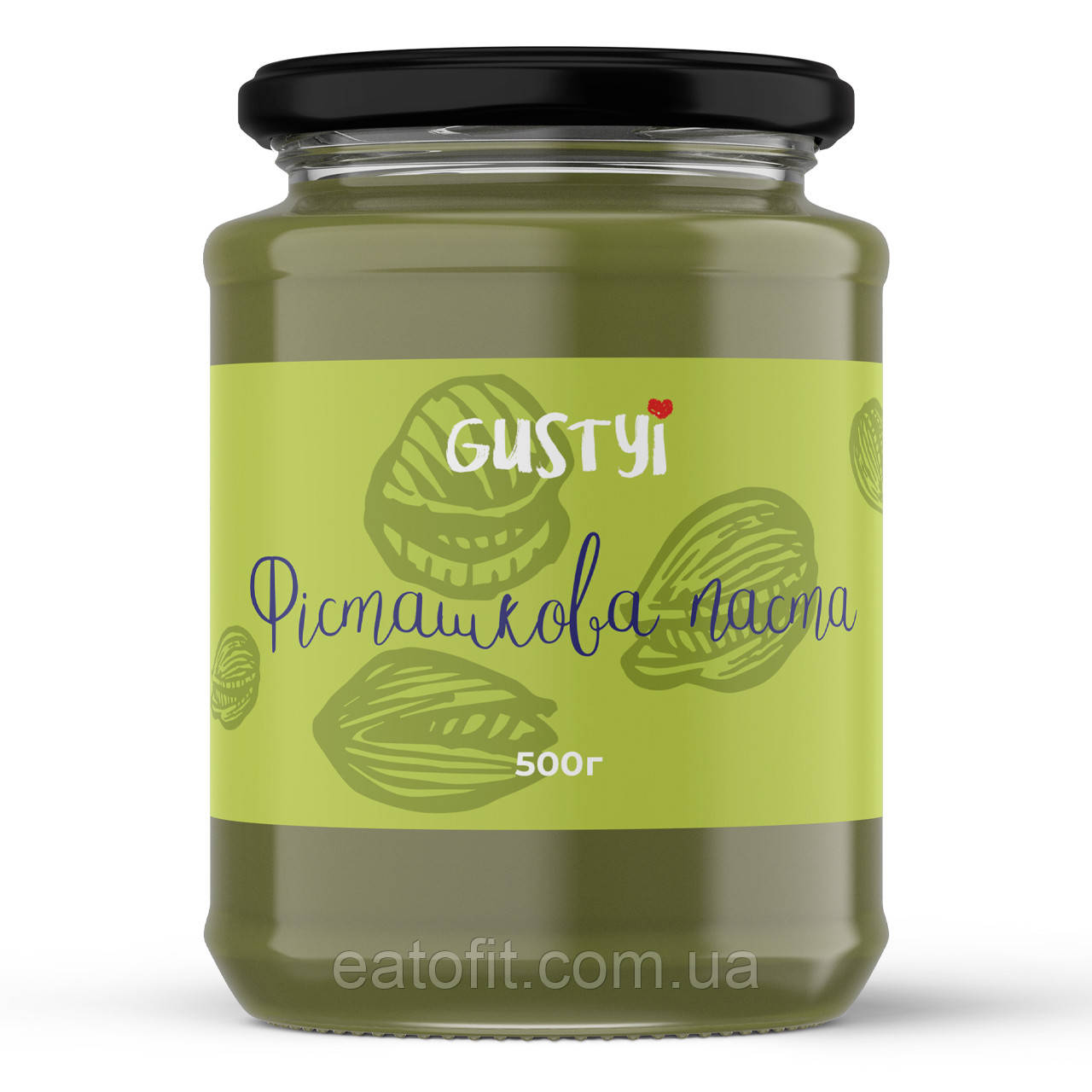 Фісташкова паста 100%, ТМ Gustyi, 500г, фото 1