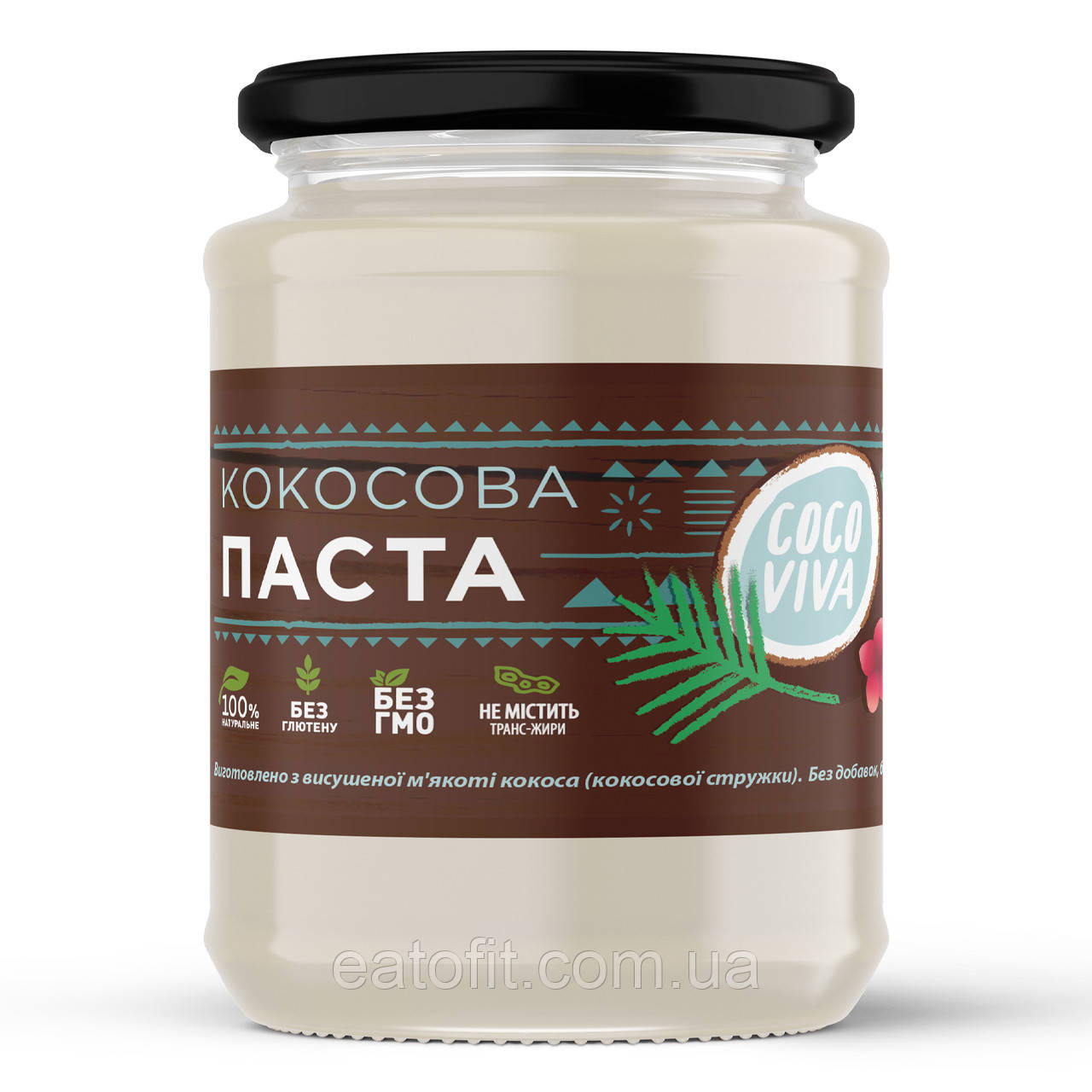 Кокосова паста, Coco Viva, 500г, фото 1