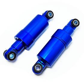 Пара амортизаторів на самокат велосипед сині 150/125/37/8mm