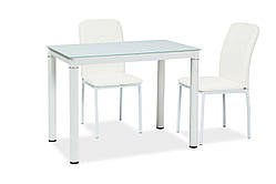 Стіл GALANT білий/білий каркас 100*60