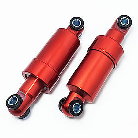 Пара амортизаторів на самокат велосипед червоні 150/125/37/8mm