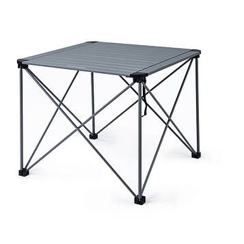 Складаний стіл Naturehike CNK2450JJ013, L, алюміній, сірий