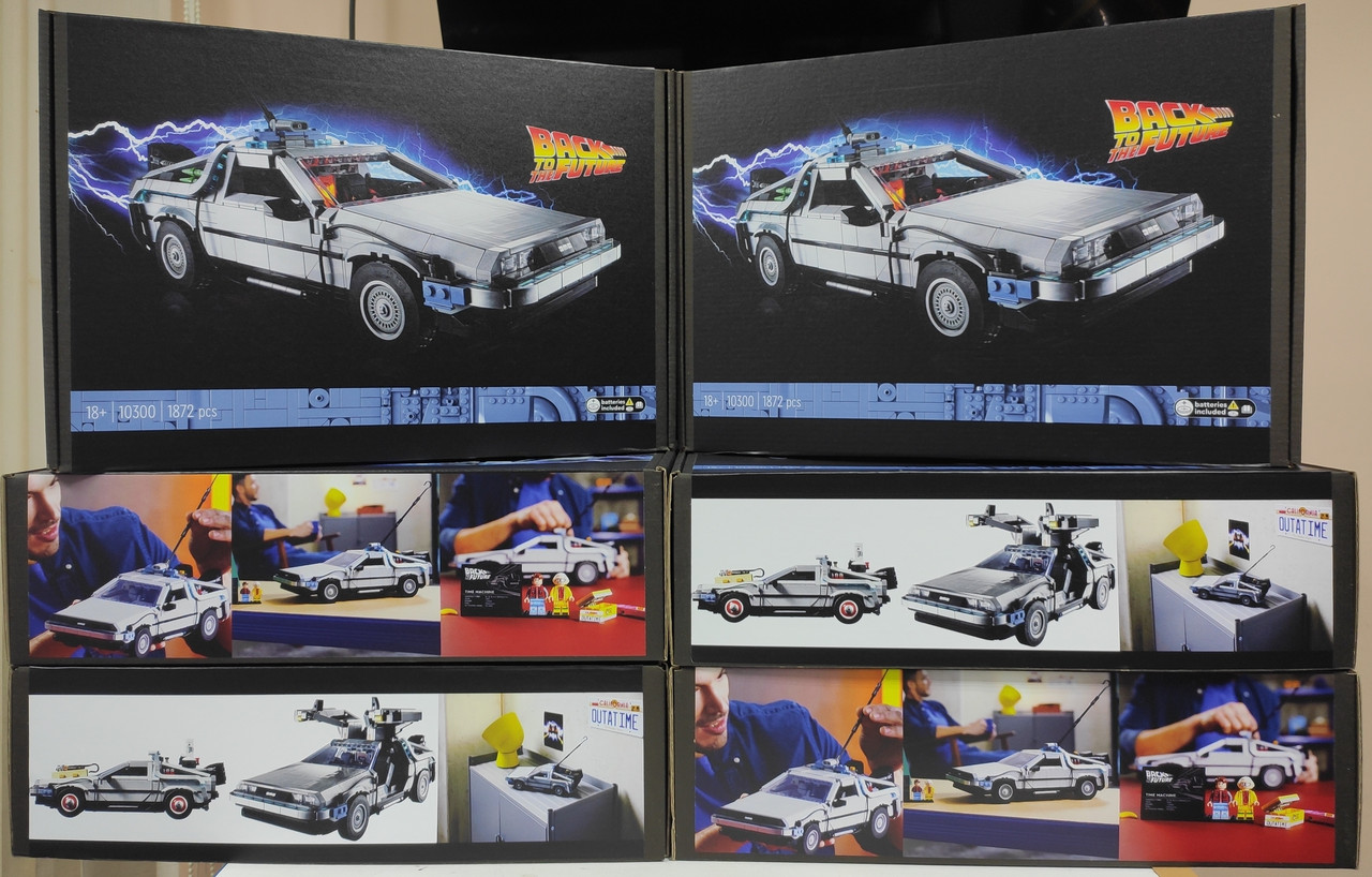 Конструктор Technic Icons Delorean Машина часу фільму Назад у майбутнє Делоріан на 1872 деталей як LEGO 10300, фото 1