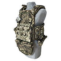 Комплект "Схід Set V.1." Плитоноска "Схід 24" + 6 підсумків від EAST GEAR на швидкозйомах ММ-14