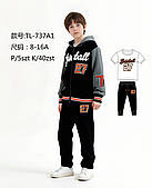 Підліткові спортивні трикотажні костюми-трійки для хлопчиків оптом 8-16 років