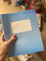 Школьная тетрадь линия 12 листов 40 тетрадей в упаковке Мечты сбываются однотонные тетради с полями Голубые