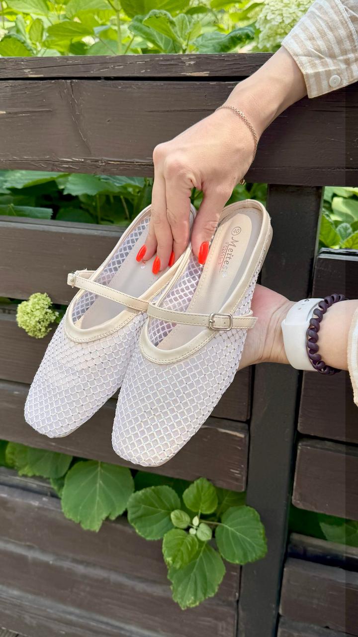 Мюлі бежеві, фото 1