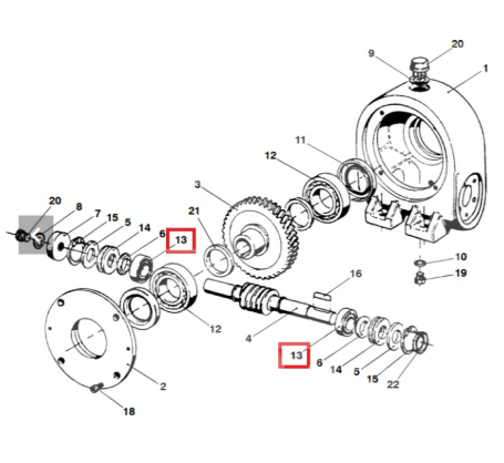 Підшипник 6205 шнекова передача малого редуктора Putzmeister Р-13, фото 2