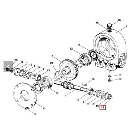 Сальник 25х52х7 Ущільнювач шнекова передача для штукатурної станції Putzmeister Р-13, фото 2
