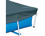 💙Тент Intex 28039 для прямокутних каркасних басейнів, діаметр 460х226 см, Синій, фото 4