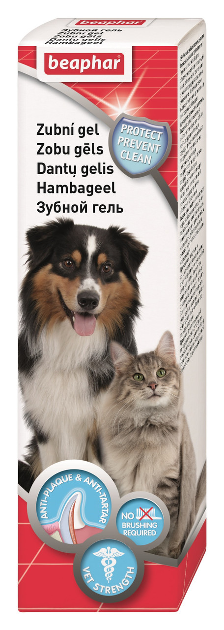 Beaphar гель для чищення зубів для собак та котів 100 мл