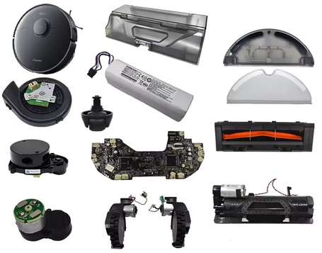 Запчастини, деталі, комплектуючі для роботів пилососів Xiaomi (Сяомі)