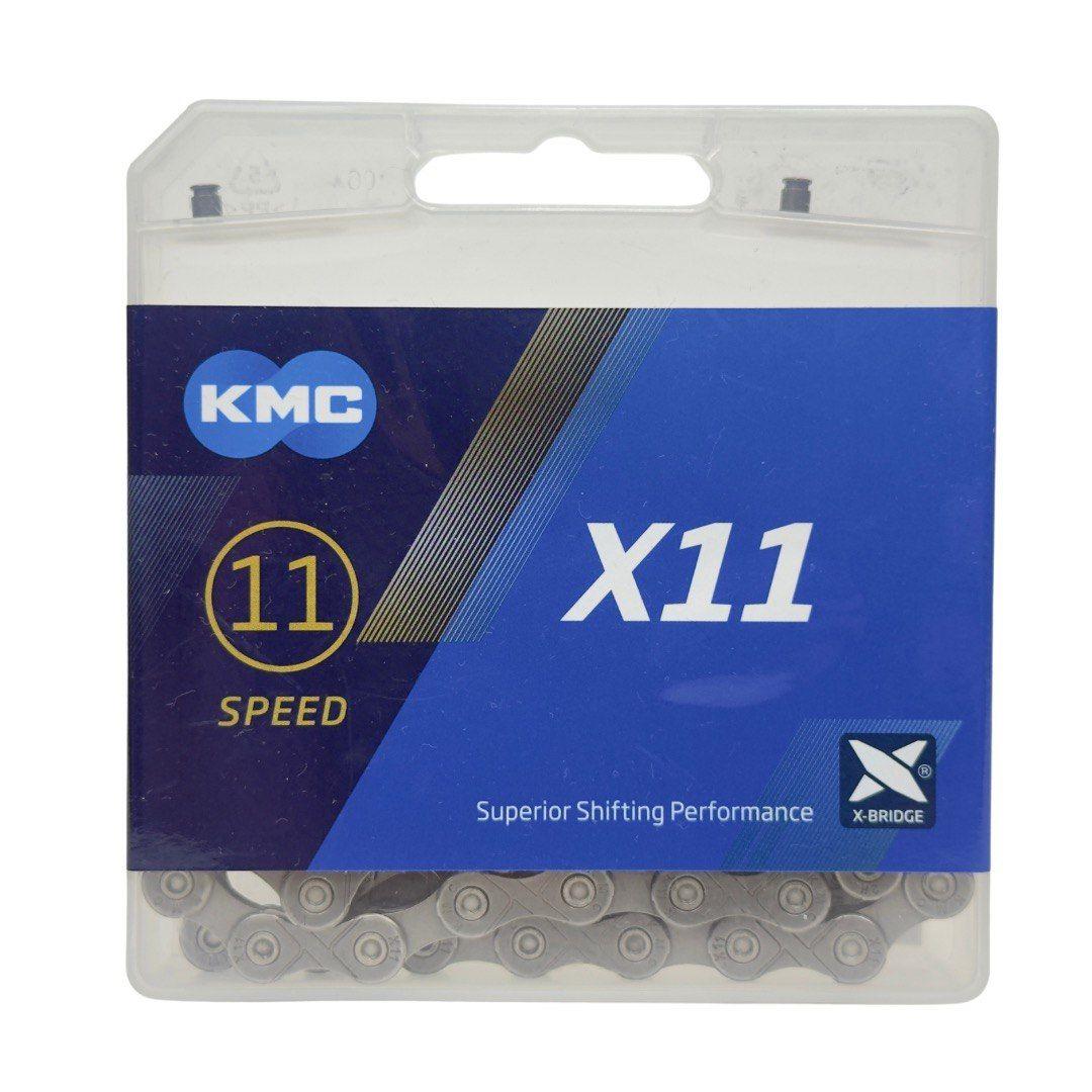 Ланцюг KMC X11 114 ланок (1/2"х11/128") Gray 11 швидкостей, з замком