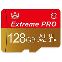 Карта пам'яті, флешка MicroSD 128GB Class 10+ SD Adapter мікро сд 128 гігабайт для телефону, смартфона, планшета D3
