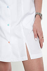 Жіночий медичний халат тонка тканина Остія, фото 5