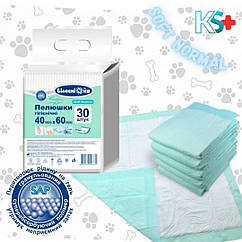 Пелюшки одноразові 40см х 60см 30 шт. Soft Normal "Білосніжка"