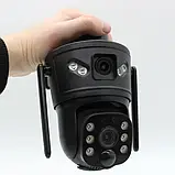 IP 4G камера вулична поворотна 6 Мп із сонячною панеллю з віддаленим доступом, фото 6