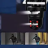 IP 4G камера вулична поворотна 6 Мп із сонячною панеллю з віддаленим доступом, фото 5