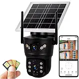 IP 4G камера вулична поворотна 6 Мп із сонячною панеллю з віддаленим доступом, фото 10