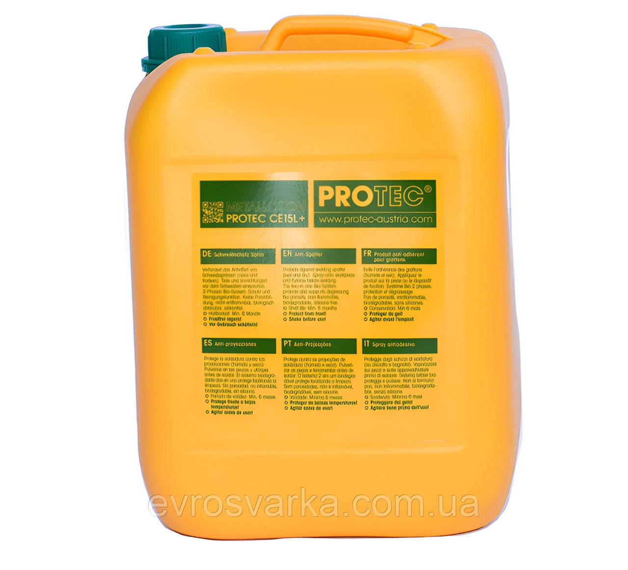 Рідина проти налипання бризок "Protec СЕ 15L" / 5 літрів, фото 1