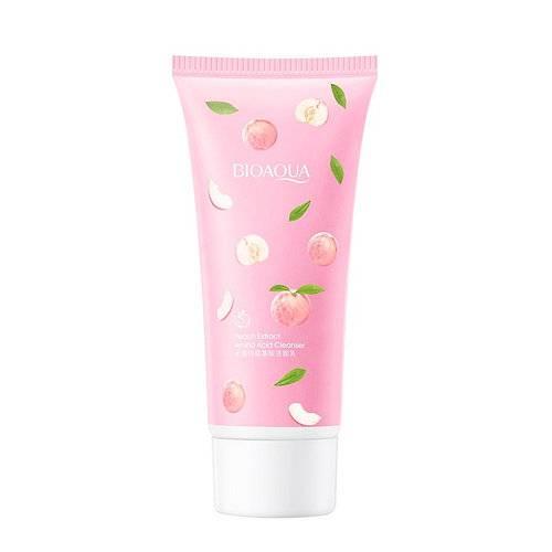Пінка для вмивання з екстрактом персика BIOAQUA Peach Acid Cleanser 100ml