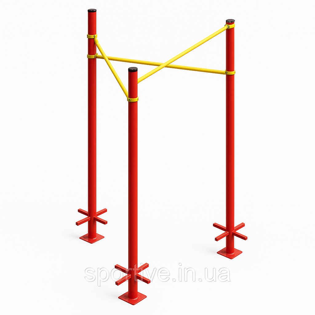 Турнік трикутник Д1490×Ш1275×В3005 – від Sportive