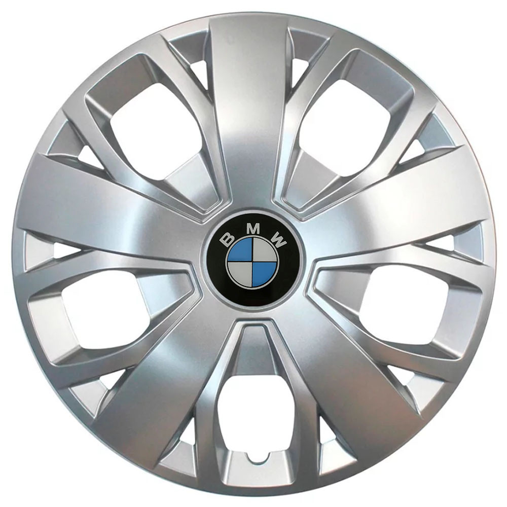 Автомобільні модельні ковпаки R16 BMW 420 4шт, SJS, сріблясті, фото 1