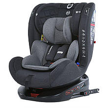 Автокрісло ME 1114 EVEREST Light Gray з народження до 12 років, 0–36 кг, з ISOFIX та поворотом на 360°