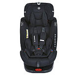 Чорне автокрісло ME 1114 EVEREST 0-36 кг | ISOFIX, поворотне, від народження до 12 років, фото 3