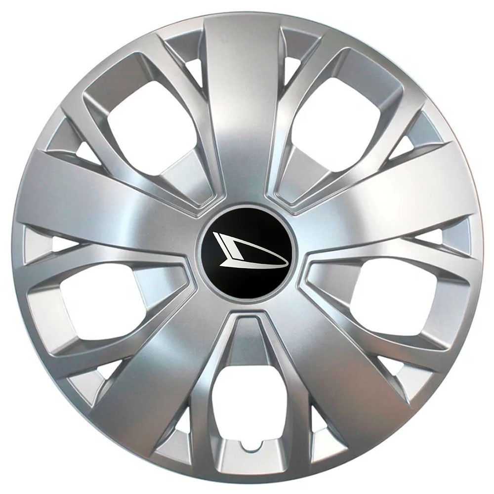 Автомобільні модельні ковпаки R16 Daihatsu 420 4шт, SJS, сріблясті, фото 1