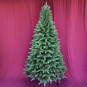 Лита ялинка Преміум 2.10 м. зелена / Ялинка штучна лита / ялинка з пластику / Елка литая